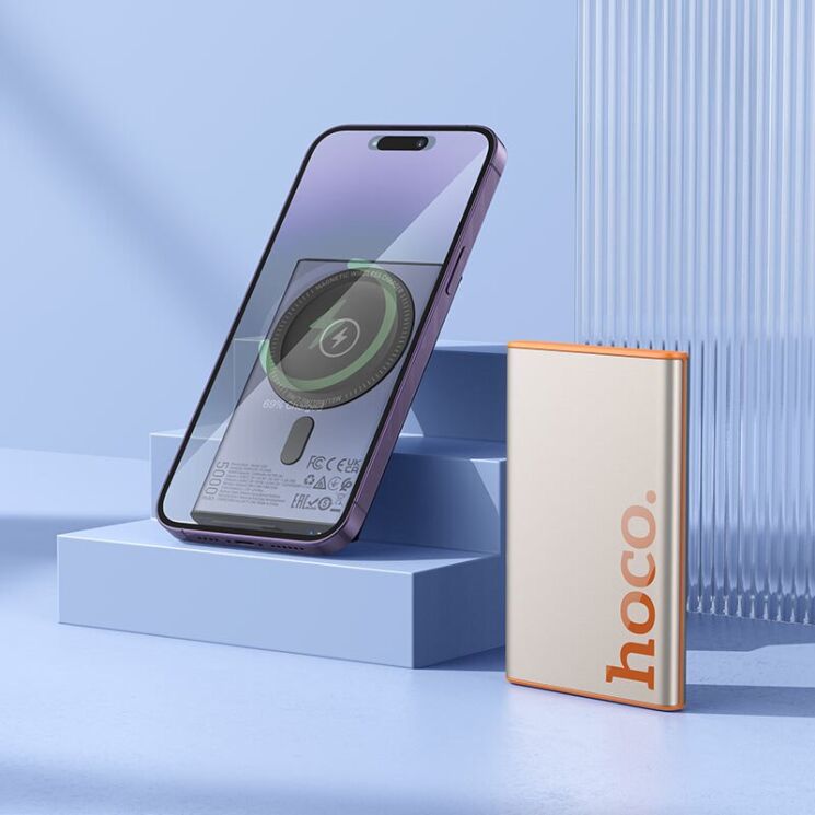 Зовнішній акумулятор Hoco Q32 PD20W (5000mAh) - Metal Gray: фото 5 з 6