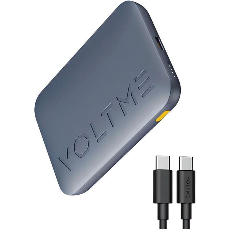 Внешний аккумулятор Voltme Hypercore Go Wireless 20W (5000mAh) - Deep Blue (995788DB) Внешний аккумулятор Voltme Hypercore Go Wireless 20W (5000mAh) - Deep Blue: фото 1 из 6