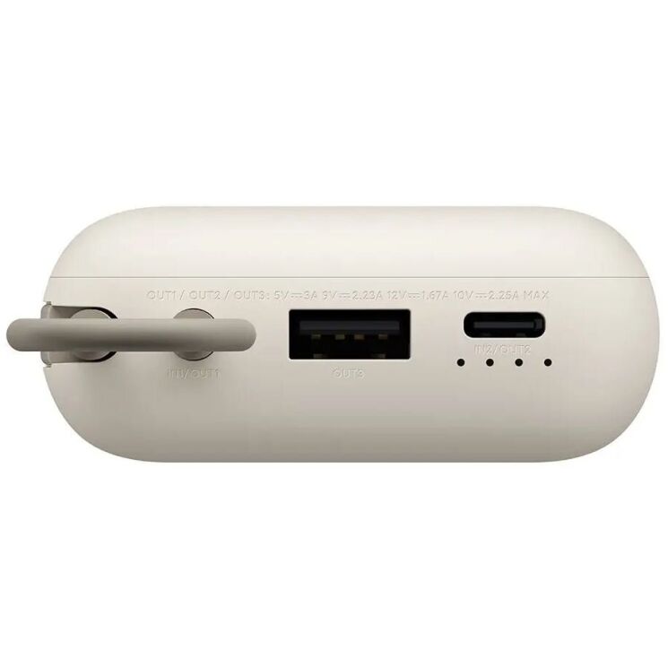 Внешний аккумулятор Xiaomi 22.5W Integrated Cable (10000mAh) BHR9072GL - Beige: фото 5 из 6