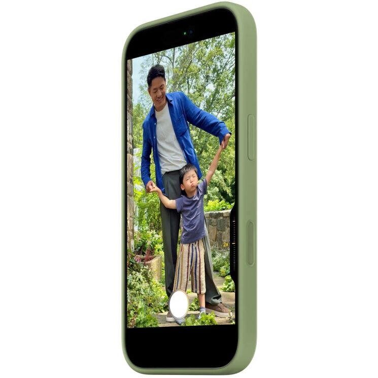 Захисний чохол Copiex Silicone Case with MagSafe для Apple iPhone 17 Pro Max - Light Moss: фото 2 из 2