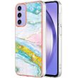 Захисний чохол Deexe Marble Case для Samsung Galaxy A16 (A165) - Light Green (365271LG)