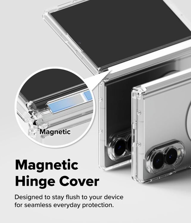 Защитный чехол Ringke Fusion Flap Magnetic для Samsung Galaxy Fold 8 (8800328819368) - Clear (424576C) Защитный чехол Ringke Fusion Flap Magnetic для Samsung Galaxy Fold 8 (8800328819368) - Clear: фото 7 из 26