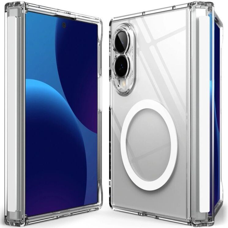 Защитный чехол Ringke Fusion Flap Magnetic для Samsung Galaxy Fold 8 (8800328819368) - Clear (424576C) Защитный чехол Ringke Fusion Flap Magnetic для Samsung Galaxy Fold 8 (8800328819368) - Clear: фото 3 из 26