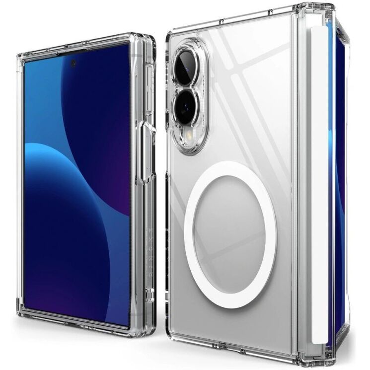 Защитный чехол Ringke Fusion Flap Magnetic для Samsung Galaxy Fold 8 (8800328819368) - Clear (424576C) Защитный чехол Ringke Fusion Flap Magnetic для Samsung Galaxy Fold 8 (8800328819368) - Clear: фото 4 из 26