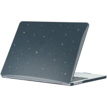 Защитная накладка Deexe Glitter Design для Apple MacBook Neo (2026) - Black: фото 1 из 5