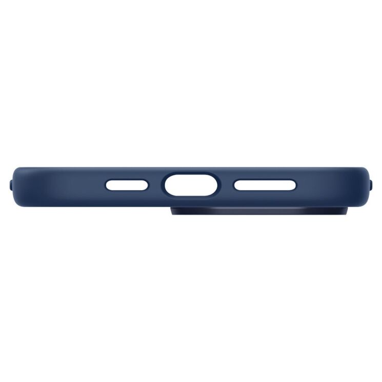 Защитная накладка Spigen (SGP) Silicone Fit (MagFit) для Apple iPhone 14 Pro Max - Navy Blue: фото 10 из 16