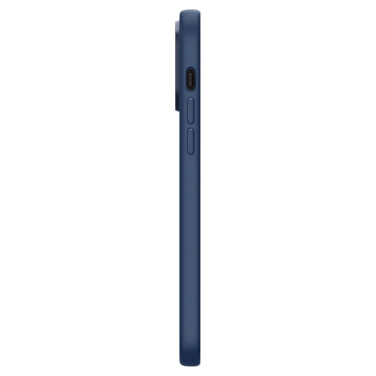 Защитная накладка Spigen (SGP) Silicone Fit (MagFit) для Apple iPhone 14 Pro Max - Navy Blue: фото 9 из 16