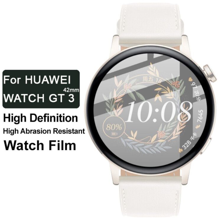 Захисна плівка IMAK Watch Film для Huawei Watch GT 3 (42mm) - Black: фото 3 з 7