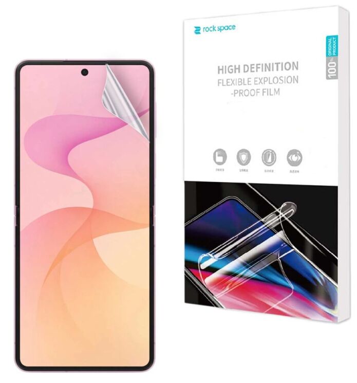 Захисна плівка на екран RockSpace Explosion-Proof SuperClear для Samsung Galaxy Flip 8 (423549) Захисна плівка на екран RockSpace Explosion-Proof SuperClear для Samsung Galaxy Flip 8: фото 1 з 10