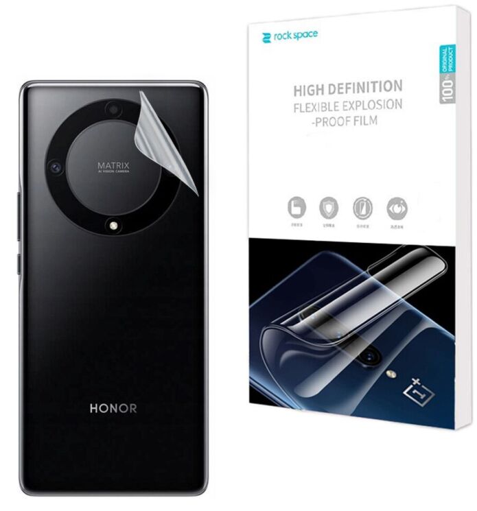 Захисна плівка на задню панель RockSpace Explosion-Proof SuperClear для Honor Magic 5 Lite: фото 1 з 9