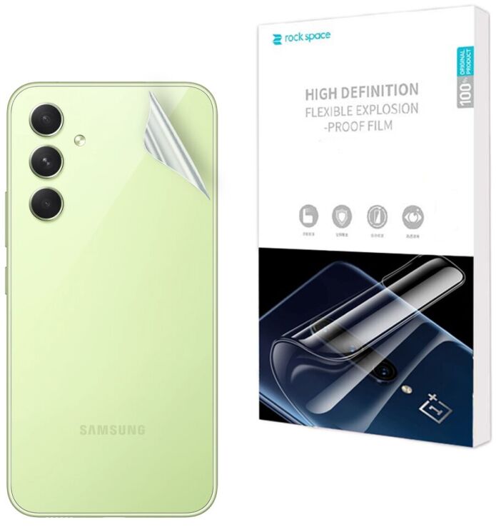 Захисна плівка на задню панель RockSpace Explosion-Proof SuperClear для Samsung Galaxy A54 (A546): фото 1 з 9