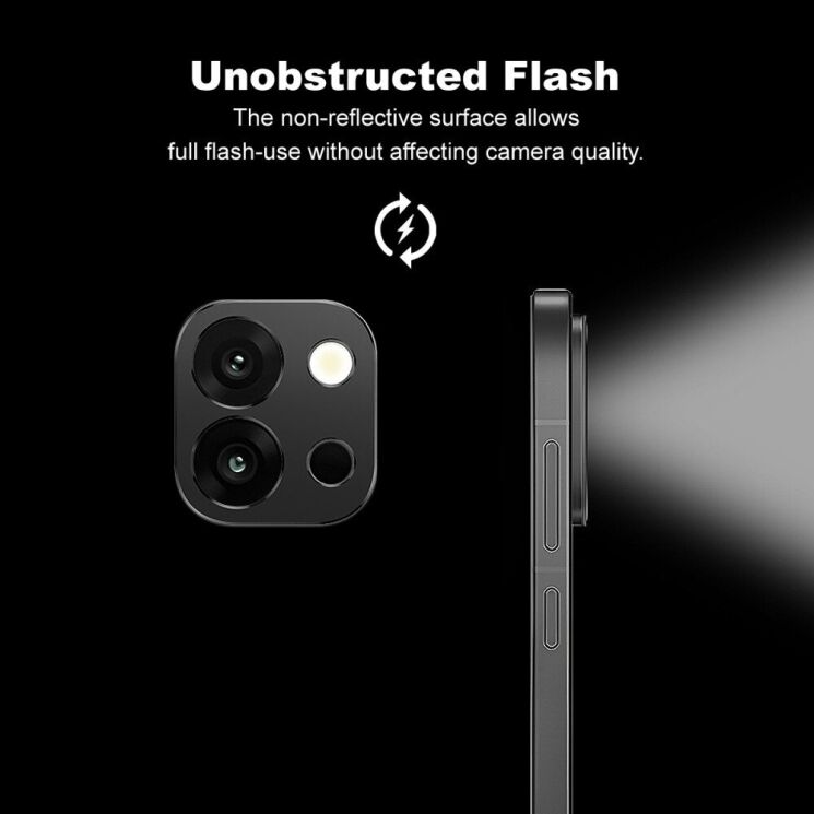 Защитная рамка IMAK Camera Styling для OnePlus 13T - Black: фото 3 из 8