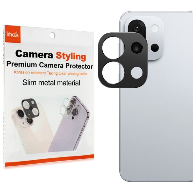 Защитная рамка IMAK Camera Styling для OnePlus 13T - Black: фото 7 из 8