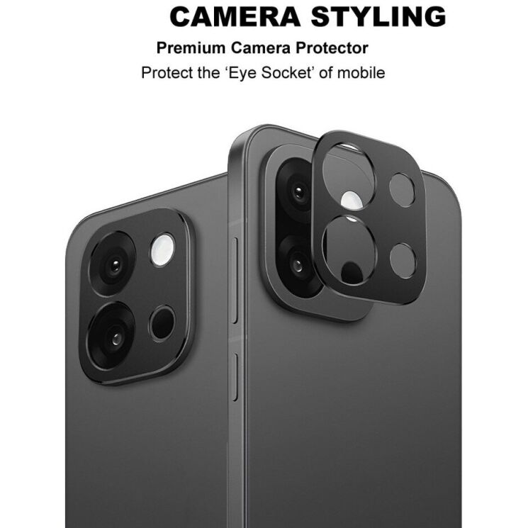 Защитная рамка IMAK Camera Styling для OnePlus 13T - Black: фото 2 из 8