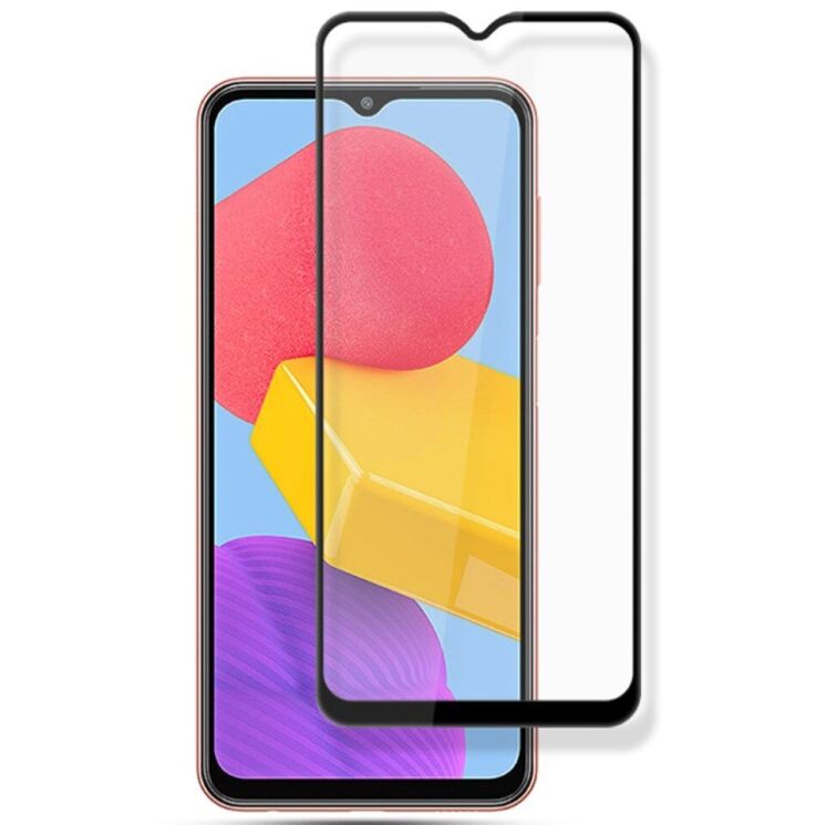 Защитное стекло AMORUS Full Glue Tempered Glass для Samsung Galaxy M13 (M135) - Black: фото 1 из 10