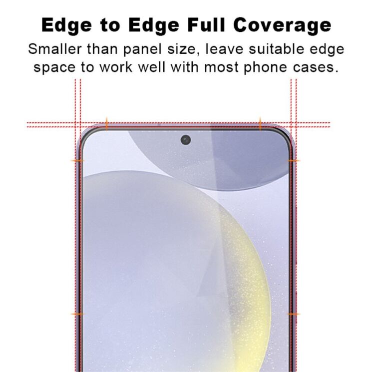 Защитное стекло Deexe Crystal Glass для Samsung Galaxy S24 FE (S721): фото 3 из 6