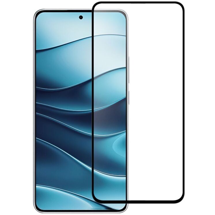Захисне скло Deexe Full Glue Coverage для Xiaomi Redmi Note 14 5G - Black: фото 1 з 4