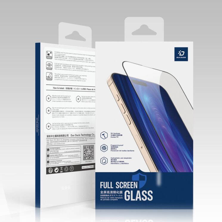 Защитное стекло DUX DUCIS Side Glue для Infinix Hot 60 Pro Plus - Black: фото 7 из 7