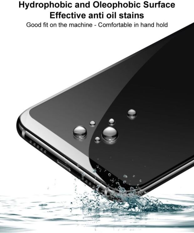 Защитное стекло IMAK 5D Pro+ Full Glue для Motorola Moto G84 - Black: фото 7 из 9