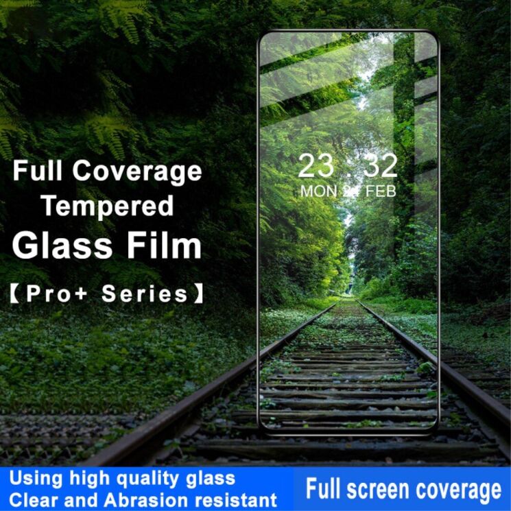 Защитное стекло IMAK 5D Pro+ Full Glue для Motorola Moto G84 - Black: фото 3 из 9