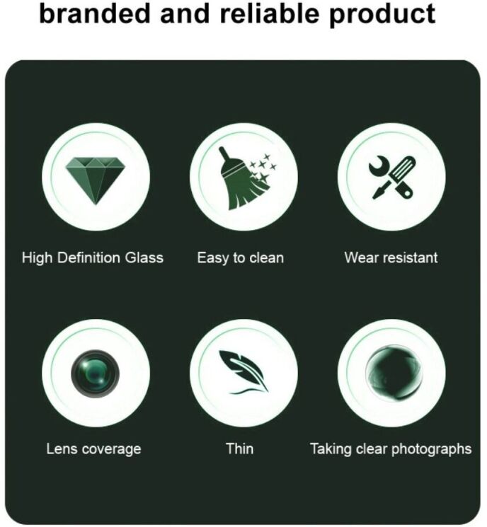 Защитное стекло IMAK Install Black Glass Lens для OnePlus 13R / Ace 5 / Ace 5 Pro - Black: фото 8 из 11