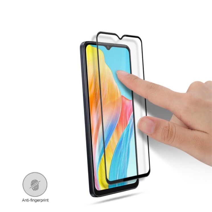 Защитное стекло MOCOLO Full Glue Cover для OPPO A38 / A18 - Black: фото 5 из 7
