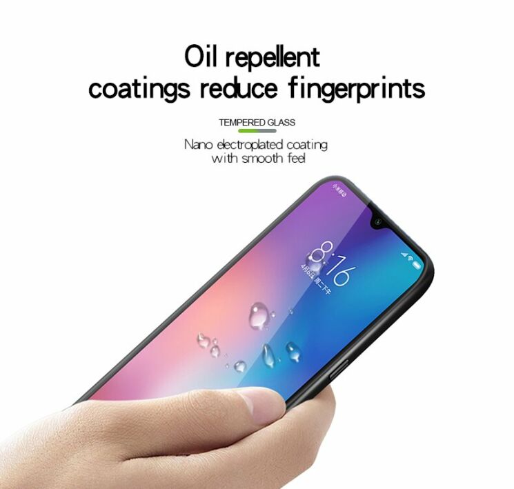 Защитное стекло MOFI 3D Curved Edge для Xiaomi Mi 9 / Mi 9 Explore - Black: фото 11 из 14