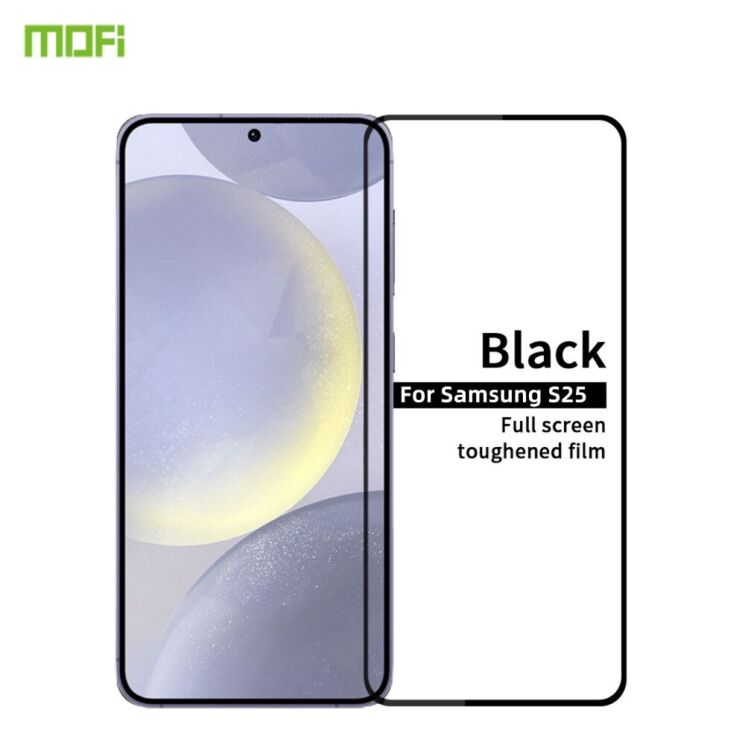 Защитное стекло MOFI Full Glue Protect для Samsung Galaxy S25 (S931) - Black: фото 3 из 10