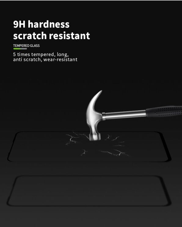 Защитное стекло MOFI Full Glue Protect для Xiaomi Mi 9T / Mi 9T Pro / Redmi K20 / Redmi K20 Pro - Black: фото 9 из 13