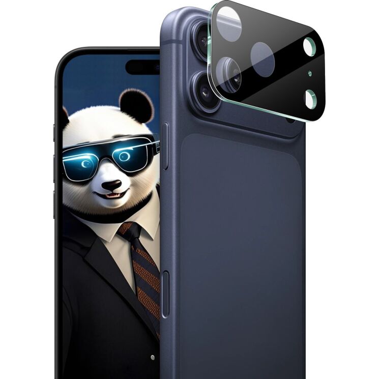 Захисне скло на камеру IMAK Black Glass Lens для iPhone 18 Pro - Black (423678B) Захисне скло на камеру IMAK Black Glass Lens для iPhone 18 Pro - Black: фото 1 з 7