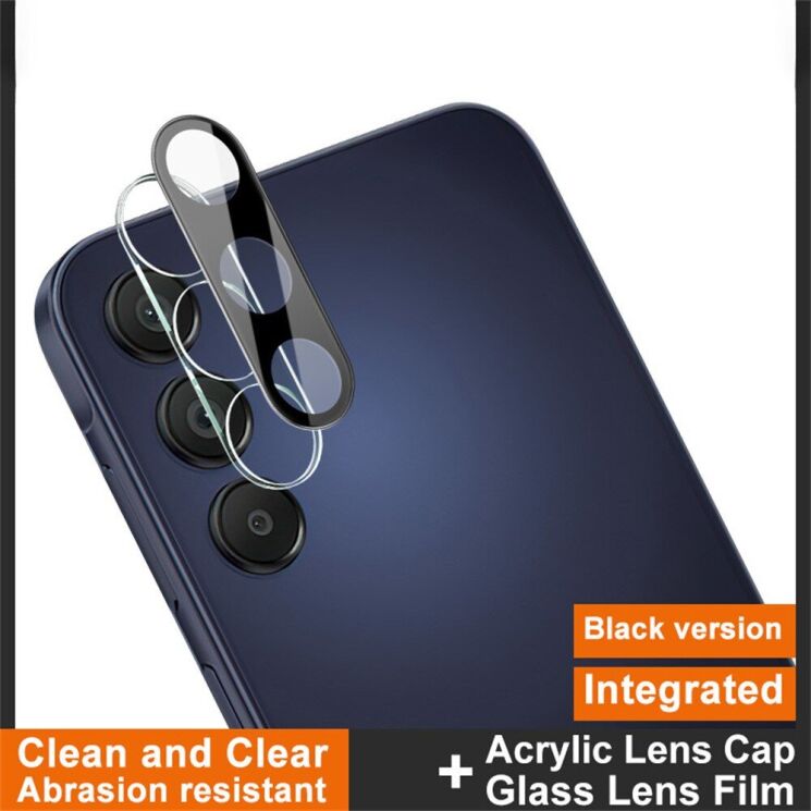 Захисне скло на камеру IMAK Black Glass Lens для Samsung Galaxy A16 (A165) - Black: фото 4 з 8