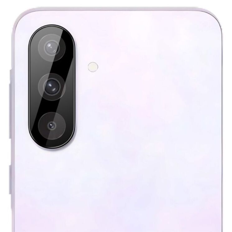 Защитное стекло на камеру IMAK Black Glass Lens для Samsung Galaxy A56 (A566) - Black: фото 2 из 7
