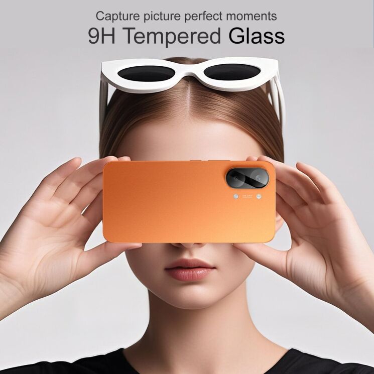 Захисне скло на камеру IMAK Black Glass Lens для Xiaomi Poco X8 Pro Max - Black: фото 3 з 7