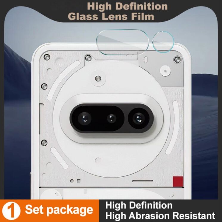 Защитное стекло на камеру IMAK Integrated Lens Protector для Nothing Phone (3a): фото 3 из 7