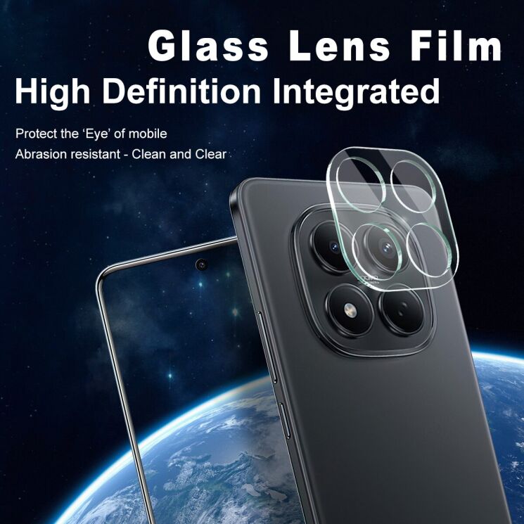 Защитное стекло на камеру IMAK Integrated Lens Protector для Xiaomi Redmi Note 15 Pro: фото 3 из 7