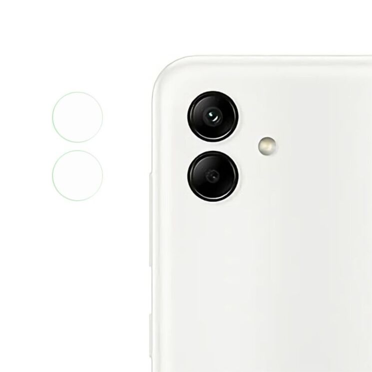 Защитное стекло на заднюю камеру Deexe Lens Protector для Samsung Galaxy A04 (A045): фото 1 из 2