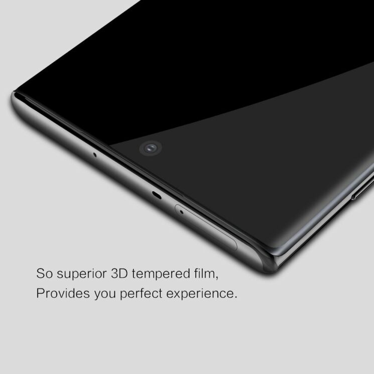 Защитное стекло NILLKIN 3D CP+ MAX для Samsung Galaxy Note 10 (N970) - Black: фото 9 из 15