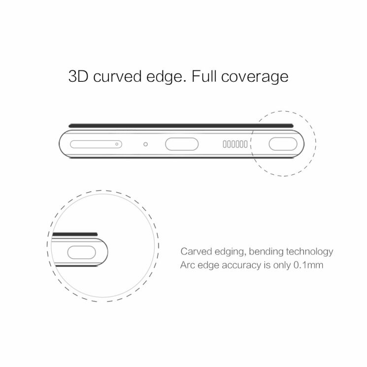 Защитное стекло NILLKIN 3D CP+ MAX для Samsung Galaxy Note 10 (N970) - Black: фото 5 из 15