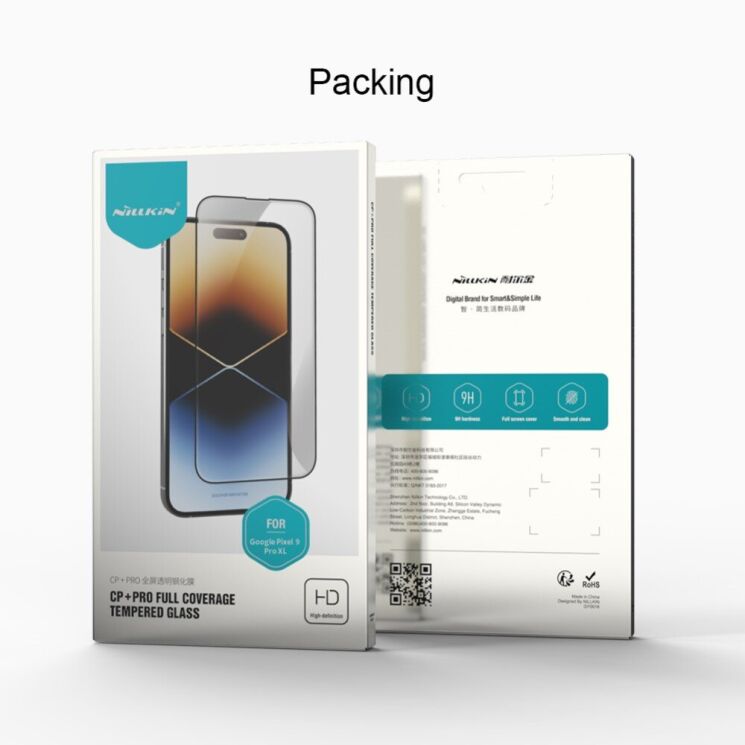 Защитное стекло NILLKIN Amazing CP+ PRO для Google Pixel 9 Pro XL - Black: фото 19 из 19