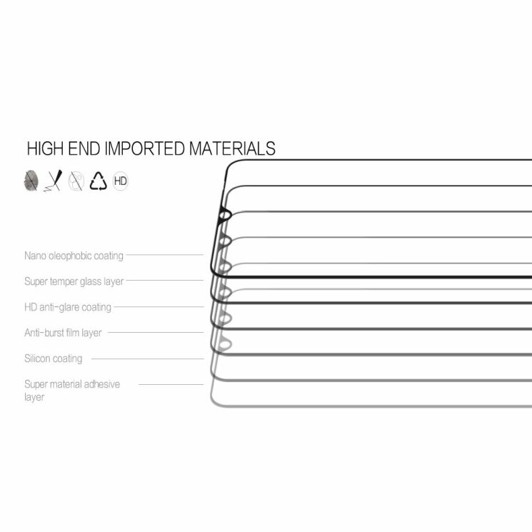 Захисне скло NILLKIN Amazing CP+ PRO для Xiaomi Redmi Note 8 / Note 8 (2021) - Black: фото 10 з 18
