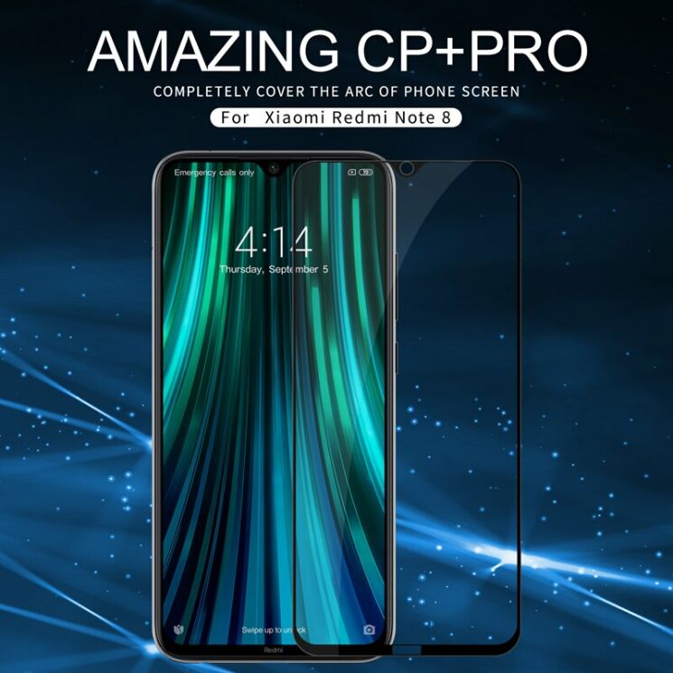 Захисне скло NILLKIN Amazing CP+ PRO для Xiaomi Redmi Note 8 / Note 8 (2021) - Black: фото 1 з 18