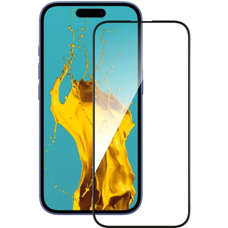 Защитное стекло Piko Full Glue для Apple iPhone 16 - Black: фото 2 из 5