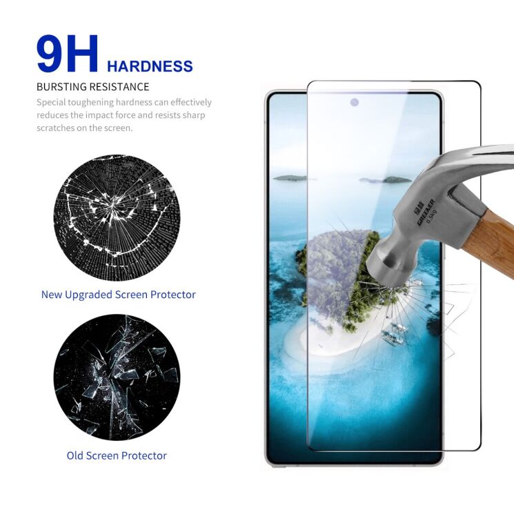 Защитное стекло RURIHAI Full Glue Screen Protect для Samsung Galaxy S26 Ultra - Black: фото 4 из 7