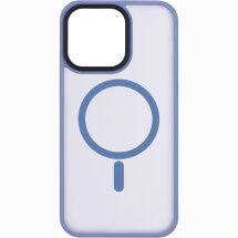 Захисний чохол 2Е Soft Touch MagSafe для iPhone 15 Pro Max - Light Blue: фото 1 з 3