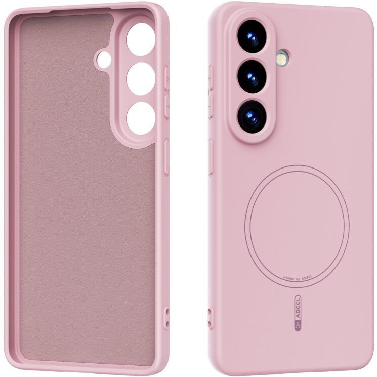 Защитный чехол ABEEL Liquid Silicone Magnetic для Samsung Galaxy S26 (S942) - Pink: фото 2 из 7