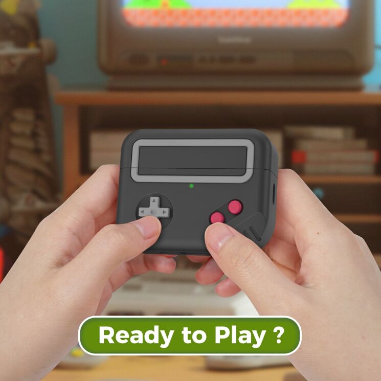 Защитный чехол AHASTYLE Game Console для Apple AirPods Pro 3 - Pink: фото 3 из 7