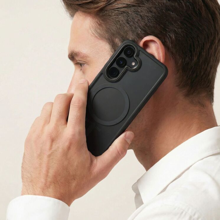 Защитный чехол ArmorStandart Unit MagSafe для Samsung Galaxy S25 (S931) - Matte Clear Silver: фото 6 из 10