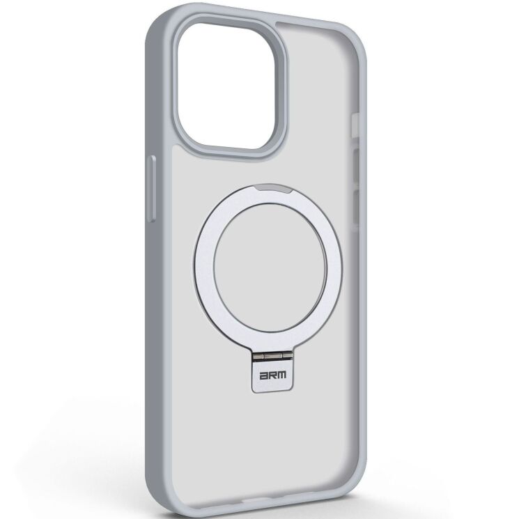 Защитный чехол ArmorStandart Unit Stand для Apple iPhone 15 Pro Max - Grey: фото 1 из 2