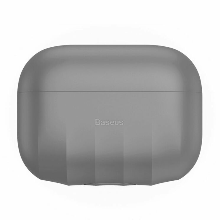 Захисний чохол BASEUS Shell Pattern для Apple AirPods Pro - Grey: фото 2 з 19