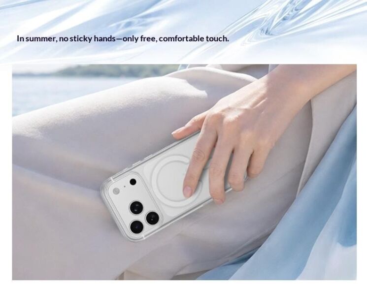 Защитный чехол BENKS Crystal Clear для iPhone 18 Pro / 17 Pro - Transparent: фото 3 из 12